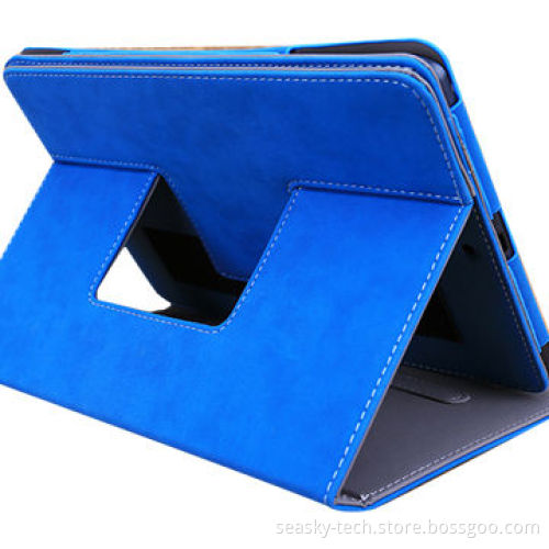 PU leather stand case for iPad 4, with hand strap
